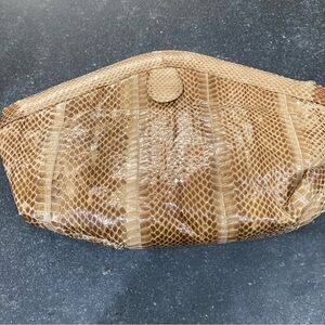 Vintage Genuine Snakeskin Clutch